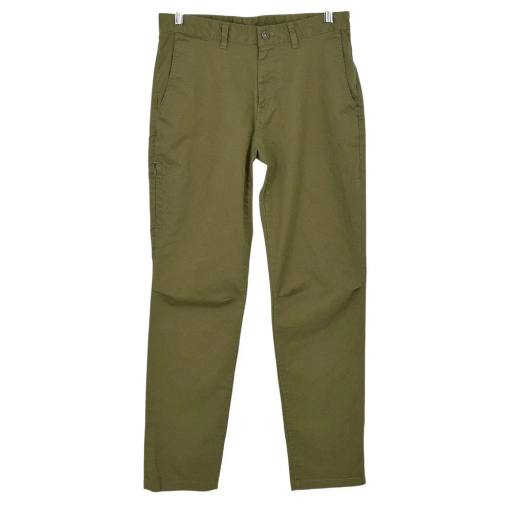 The North Face Motion Pants Men 30x32 Regular Olive Green Stretch Hiking Utility